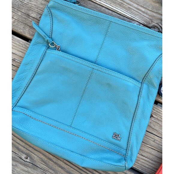 (2) The Sak Iris Pebbled Leather Adjustable Crossbody Shoulder Bags - Picture 6 of 15